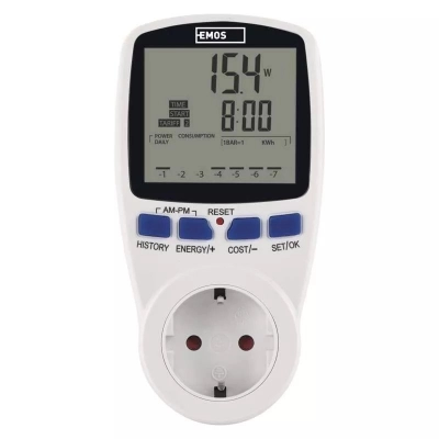 Instrument za mjerenje potrošnje energije-zidni, Emos  P5822   - EMOS