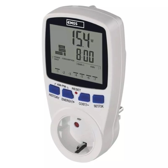 Instrument za mjerenje potrošnje energije-zidni, Emos  P5822