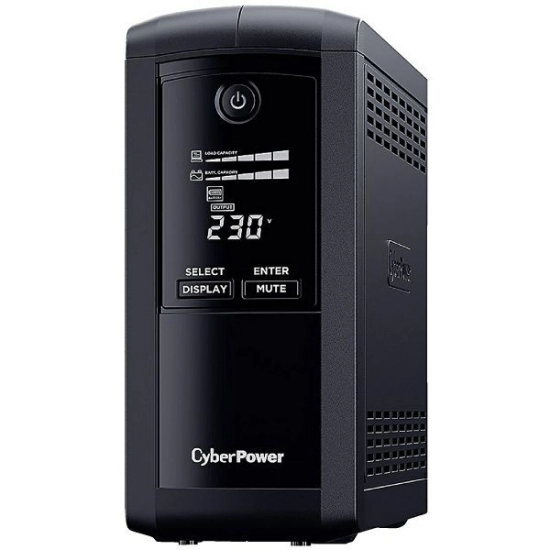 UPS CYBERPOWER 1000VA/550W VP1000ELCD, line-int., šuko, desktop UPS CYBERPOWER 1000VA/550W VP1000ELCD, line-int., šuko, desktop