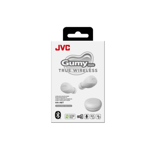Slušalice JVC HA-A6T True Wireless Earbuds, in-ear, bežične, Bluetooth, bijele