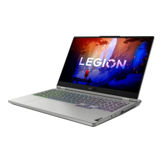 Laptop LENOVO Legion 5, 82RD006VSC, Ryzen 5 6600H, 16GB, 512GB SSD, RTX 3060, 15.6incha IPS, DOS, sivi