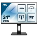 Monitor 23.8incha AOC 24P2C, FHD, IPS, 4ms, 1000:1, pivot, crni