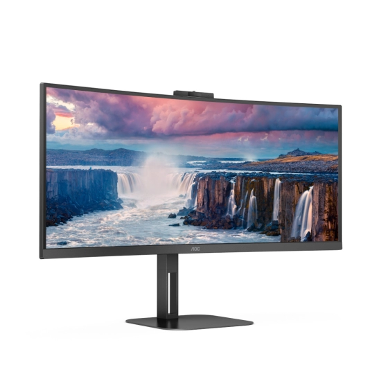 Monitor 34incha AOC CU34V5CW, WQHD, 1ms, 300cd/m2, 3000:1, crni