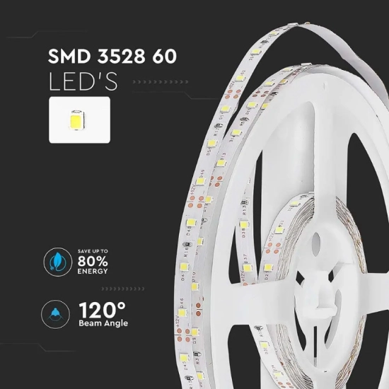 LED traka CRVENA, 60x3528 LED/m, samoljepiva, IP20, 1 metar LED traka CRVENA, 60x3528 LED/m, samoljepiva, IP20, 1 metar