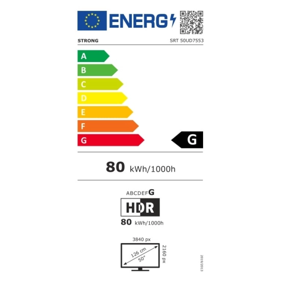 Televizor LED 55incha STRONG SRT55UD7553, Android TV, 4K UHD, DVB-T2/C/S2, CI, Bluetooth, Wi-Fi, HDMI, USB A, energetski razred G Televizor LED 55incha STRONG SRT55UD7553, Android TV, 4K UHD, DVB-T2/C/S2, CI, Bluetooth, Wi-Fi, HDMI, USB A, energetski razred G