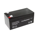 Baterija akumulatorska MULTIPOWER MP3.4-12 12V 3.4Ah F4.8 134x67x67 mm