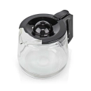 Aparat za kavu NEDIS KACM260EBK, filter, 1.5l, 1000W, crno srebrni