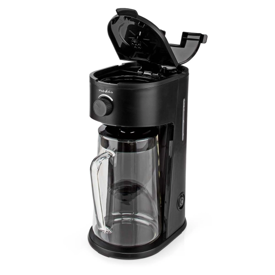 Aparat NEDIS 2u1 za ledenu kavu i ledeni čaj, Ice Coffee & Ice Tea Maker KAICM200FBK, 2.5l, crni