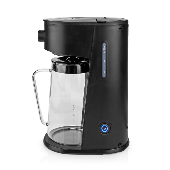 Aparat NEDIS 2u1 za ledenu kavu i ledeni čaj, Ice Coffee & Ice Tea Maker KAICM200FBK, 2.5l, crni