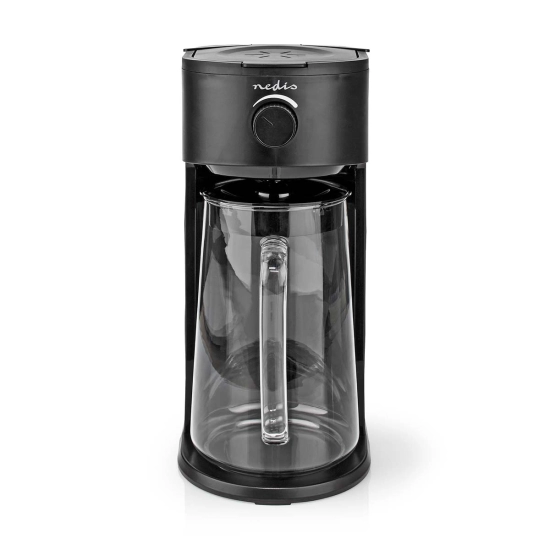 Aparat NEDIS 2u1 za ledenu kavu i ledeni čaj, Ice Coffee & Ice Tea Maker KAICM200FBK, 2.5l, crni