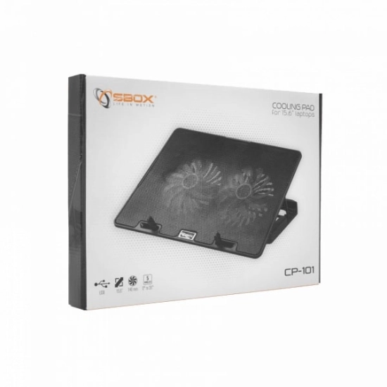 Hlađenje za laptop SBOX CP-101, 15.6incha, crno Hlađenje za laptop SBOX CP-101, 15.6incha, crno