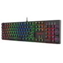 Tipkovnica REDRAGON SURARA K582RGB, mehanička, smeđi switch