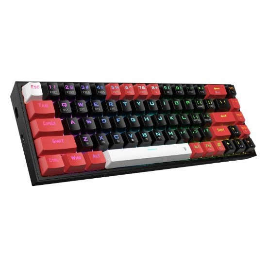 Tipkovnica REDRAGON CASTOR K631RGB PRO, žična/bežična/BT, mehanička, crveni switch Tipkovnica REDRAGON CASTOR K631RGB PRO, žična/bežična/BT, mehanička, crveni switch