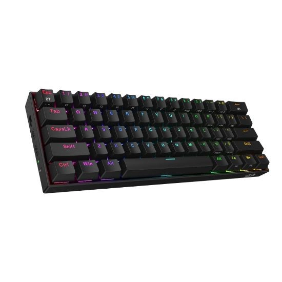 Tipkovnica REDRAGON DRACONIC K530RGB PRO, žična/BT, mehanička, smeđi switch