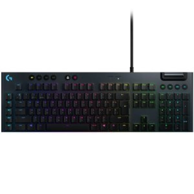 Tipkovnica LOGITECH Gaming G815 Clicky, RGB, mehanička, USB, crna   - RAČUNALNA PERIFERIJA