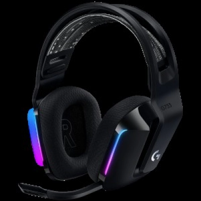 Slušalice LOGITECH Gaming G733 Lightspeed, RGB, bežične, crne   - RAČUNALNA PERIFERIJA