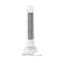 Ventilator podni NEDIS FNTR13CWT40 tower, 50W, daljiski upravljač, 2 brzine, crno bijeli
