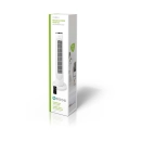 Ventilator podni NEDIS FNTR13CWT40 tower, 50W, daljiski upravljač, 2 brzine, crno bijeli