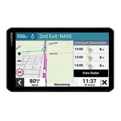 GPS navigacija GARMIN DezlCam LGV 710 Europe, bluetooth, 010-02727-15, za kamione, 6.95incha   - Cestovna navigacija
