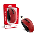 Miš GENIUS NX-8008S, bežični, silent, crveno crni
