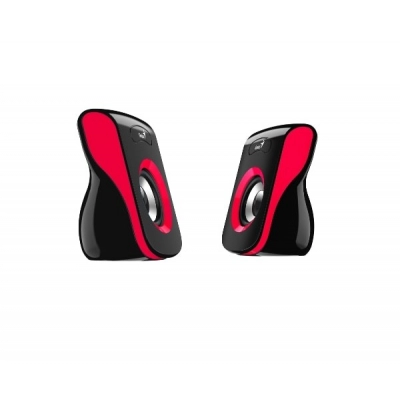 Zvučnici GENIUS SP-Q180, 6W, USB, 3.5mm, crveni   - Zvučnici