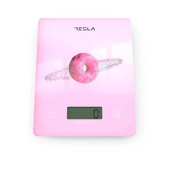 Kuhinjska vaga TESLA KS101P, do 5kg, roza Kuhinjska vaga TESLA KS101P, do 5kg, roza