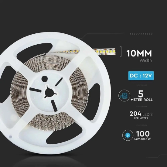 LED traka BIJELA, 204x2835 LED/m, samoljepiva, IP20, toplo bijelo, 1 metar LED traka BIJELA, 204x2835 LED/m, samoljepiva, IP20, toplo bijelo, 1 metar