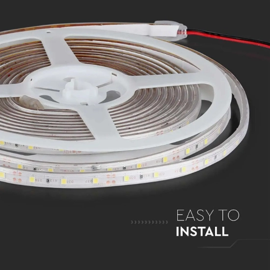 LED traka BIJELA, 60x3528 LED/m, samoljepiva,  IP65, neutralna bijela, 1 metar