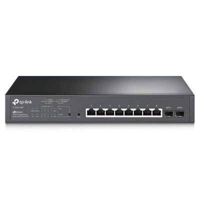 Switch TP-LINK Omada JetStream 10-port Gigabit PoE+, 8×GB+ 2×SFP ports (150W)    - Switchevi