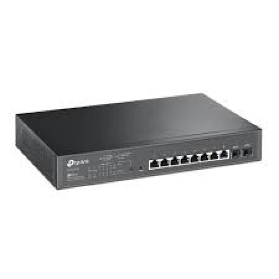 Switch TP-LINK Omada JetStream 10-port Gigabit PoE+, 8×GB+ 2×SFP ports (150W) 