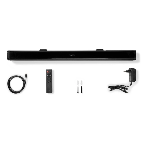 Soundbar NEDIS SPSB200BK, HDMI, USB A, bluetooth 5.0, 40W, crni