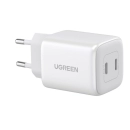 Kućni punjač UGREEN, Nexode Mini, 45W, 2xUSB-C, bijeli