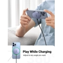 Kućni punjač UGREEN, do 15W, MagSafe, bežični, sivi