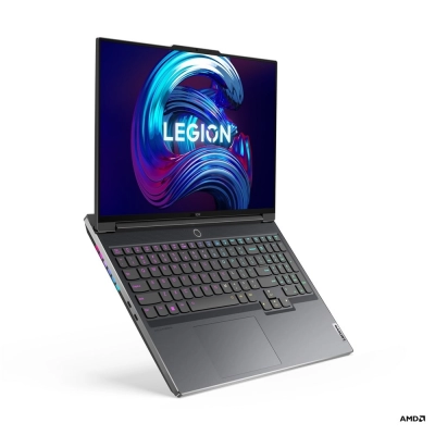 Laptop LENOVO Legion 7, 82UH004ESC, Ryzen 7-6800H, 16GB, 1TB SSD, Radeon RX6700M, 16incha IPS, DOS, sivi   - Lenovo