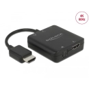 Adapter DELOCK, HDMI Audio Extractor 4K 60 Hz 63333