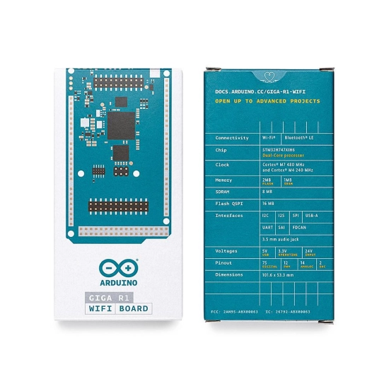Razvojna ploča ARDUINO GIGA R1 WIFI, ABX00063 Razvojna ploča ARDUINO GIGA R1 WIFI, ABX00063