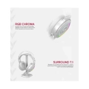Slušalice REDRAGON LAMIA 2 H320 RGB, 7.1, sa postoljem, bijele