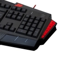 Tipkovnica REDRAGON Asura K501-2, žičana, US layout, crno crvena