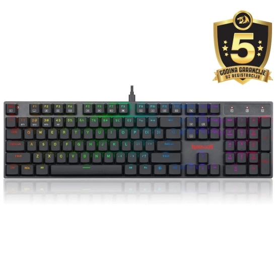 Tipkovnica REDRAGON K535 APAS PRO RGB, žičana bežična, mehanička, US layout, crna Tipkovnica REDRAGON K535 APAS PRO RGB, žičana bežična, mehanička, US layout, crna