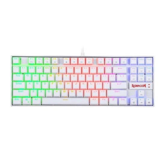 Tipkovnica REDRAGON Kumara K552-2 RGB, mehanička, bijela