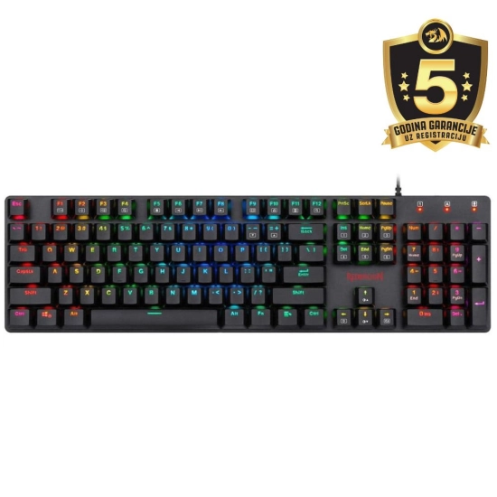 Tipkovnica REDRAGON Shrapnel K589RGB, mehanička, crveni switch Tipkovnica REDRAGON Shrapnel K589RGB, mehanička, crveni switch