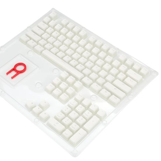 Set tipki REDRAGON Scarab A130 WHITE, Double short, PBT, bijele Set tipki REDRAGON Scarab A130 WHITE, Double short, PBT, bijele