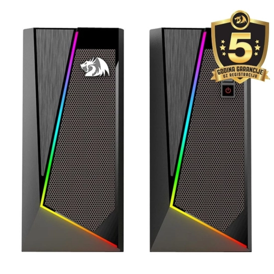 Zvučnici REDRAGON ANVIL GS520 RGB 2.0, 3.5 mm, USB A
