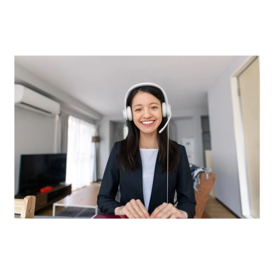Slušalice LOGITECH H390 USB A, žičane, On-ear, bijele Slušalice LOGITECH H390 USB A, žičane, On-ear, bijele