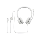 Slušalice LOGITECH H390 USB A, žičane, On-ear, bijele