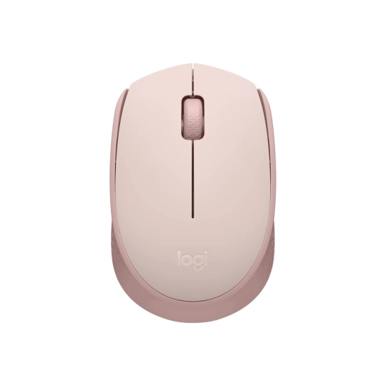 Miš LOGITECH M171, bežični, 1000 DPI, USB, rozi