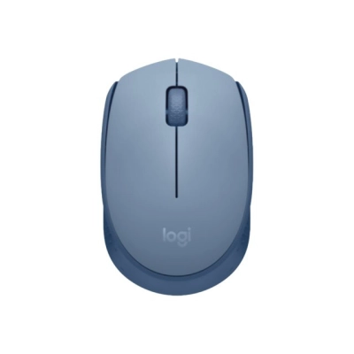 Miš LOGITECH M171, bežični, 1000 DPI, USB A, sivo plavi  