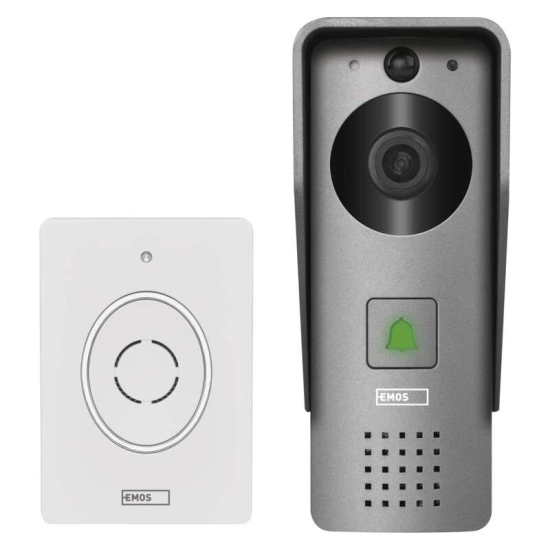 Portafon video WIFI, sa zvonom, za smartphone, EMOS GoSmart H4031 Portafon video WIFI, sa zvonom, za smartphone, EMOS GoSmart H4031