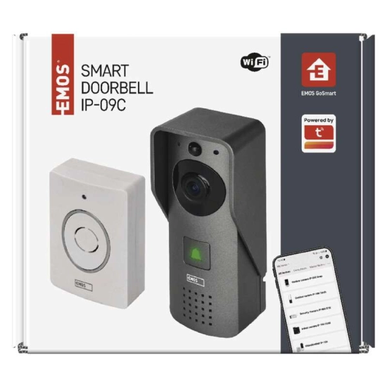 Portafon video WIFI, sa zvonom, za smartphone, EMOS GoSmart H4031 Portafon video WIFI, sa zvonom, za smartphone, EMOS GoSmart H4031