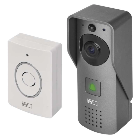 Portafon video WIFI, sa zvonom, za smartphone, EMOS GoSmart H4031 Portafon video WIFI, sa zvonom, za smartphone, EMOS GoSmart H4031